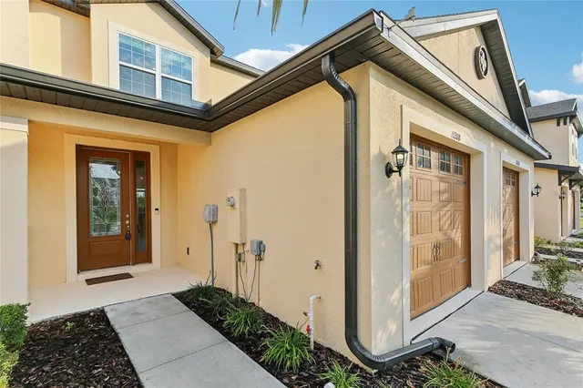a view of a entryway door of the house