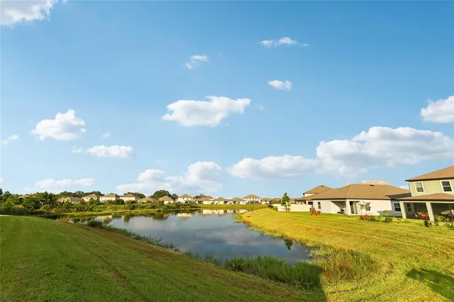 a view of an ocean and beach