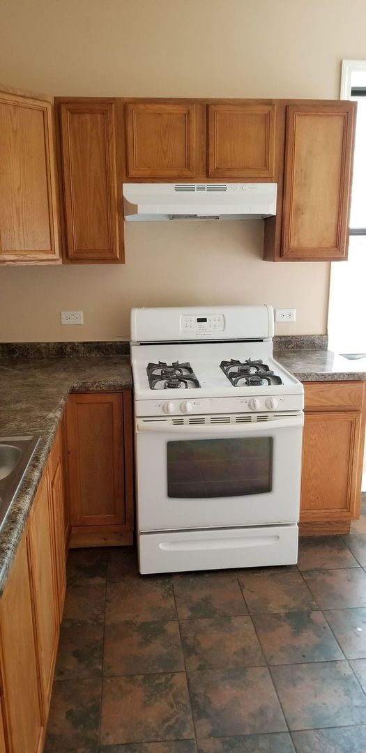 1640 South Springfield Avenue Chicago, IL 60623 - Photo 11 of 11 a white stove top oven sitting inside of a kitchen