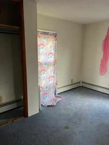 view of room with window