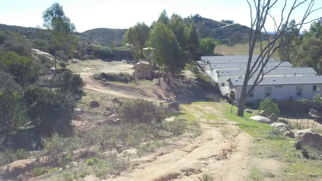 a view of a city with lots of green space
