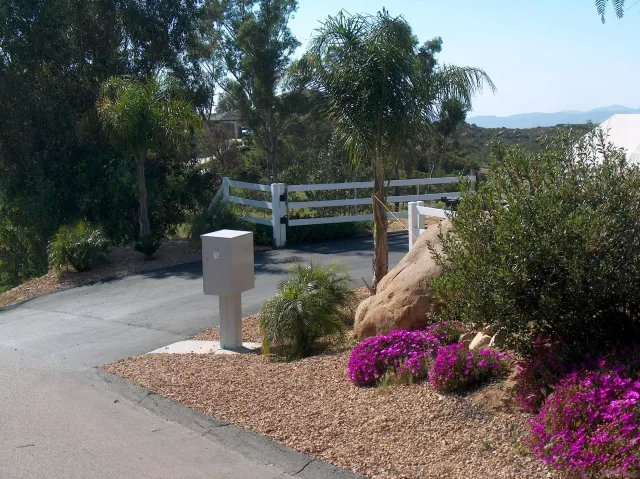 a view of a lake with a mountain in the back