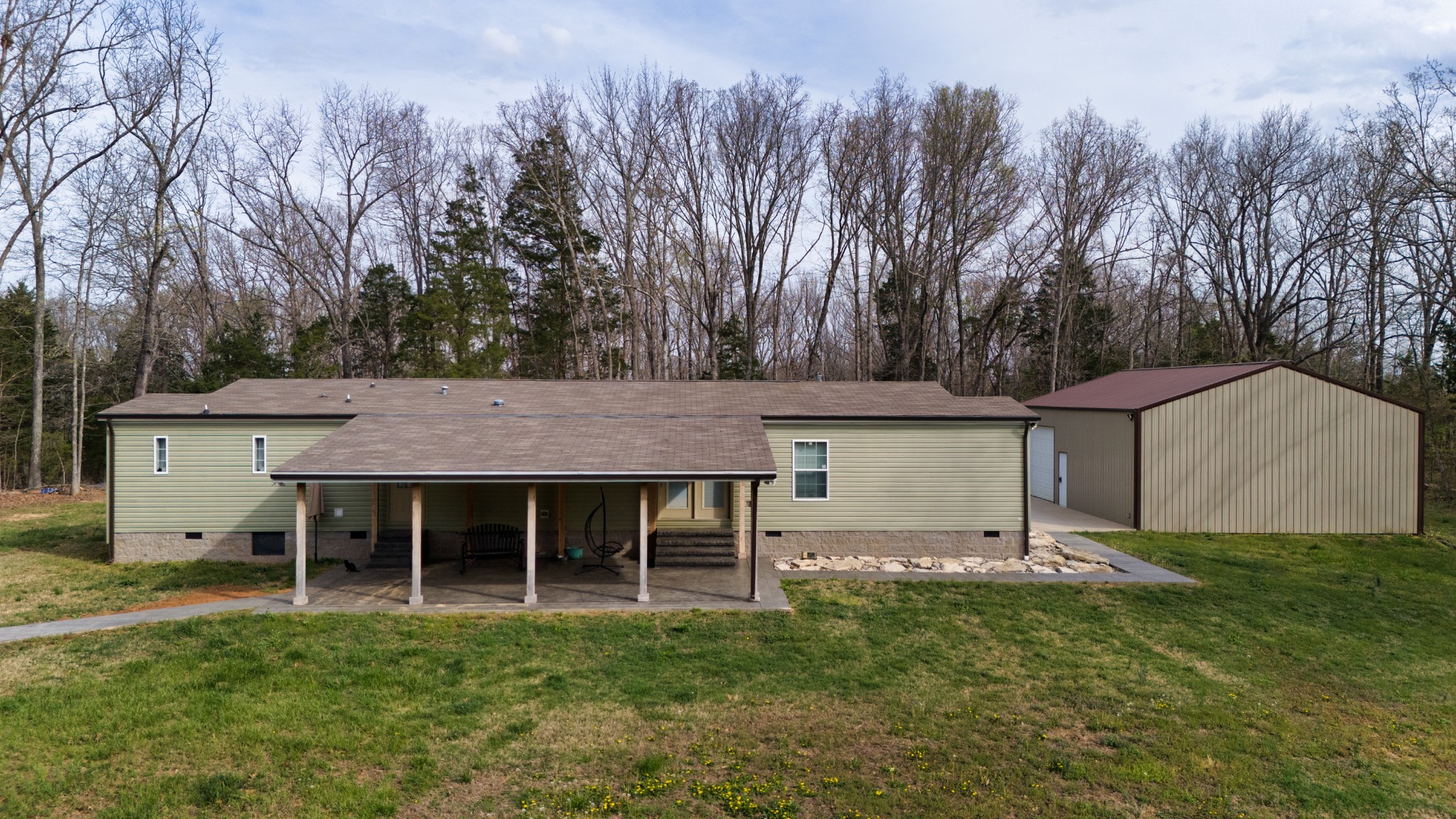 721 Spa Road Lewisburg, KY 42256 - Photo 12 of 56 a view of a house with a backyard and a tree
