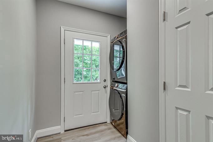 4105 30th Street Mount Rainier, MD 20712 - Photo 21 of 98 a view of a hallway with a washer and dryer