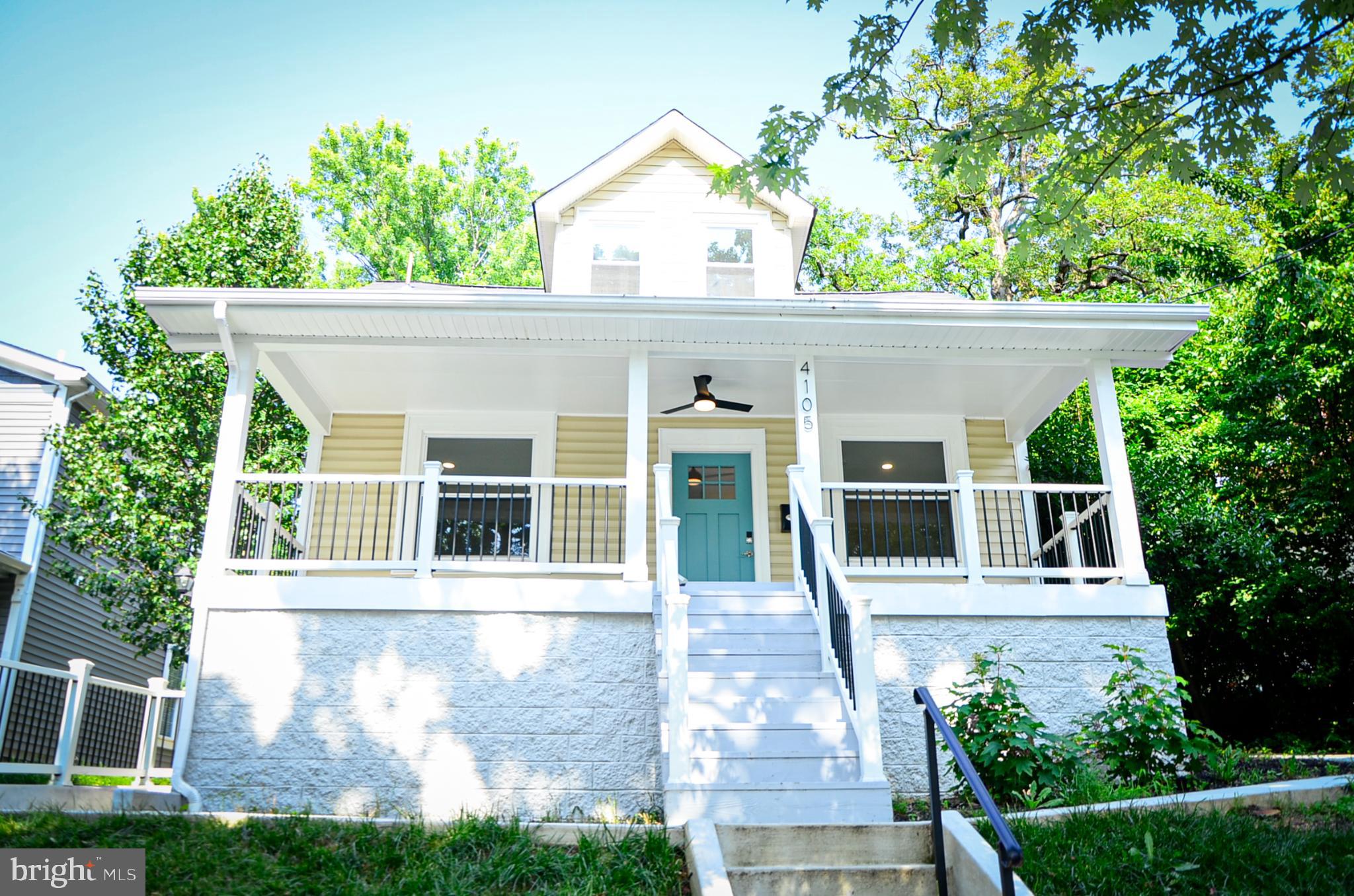 4105 30th Street Mount Rainier, MD 20712 - Photo 3 of 98 Charming home with inviting porch and greenery.