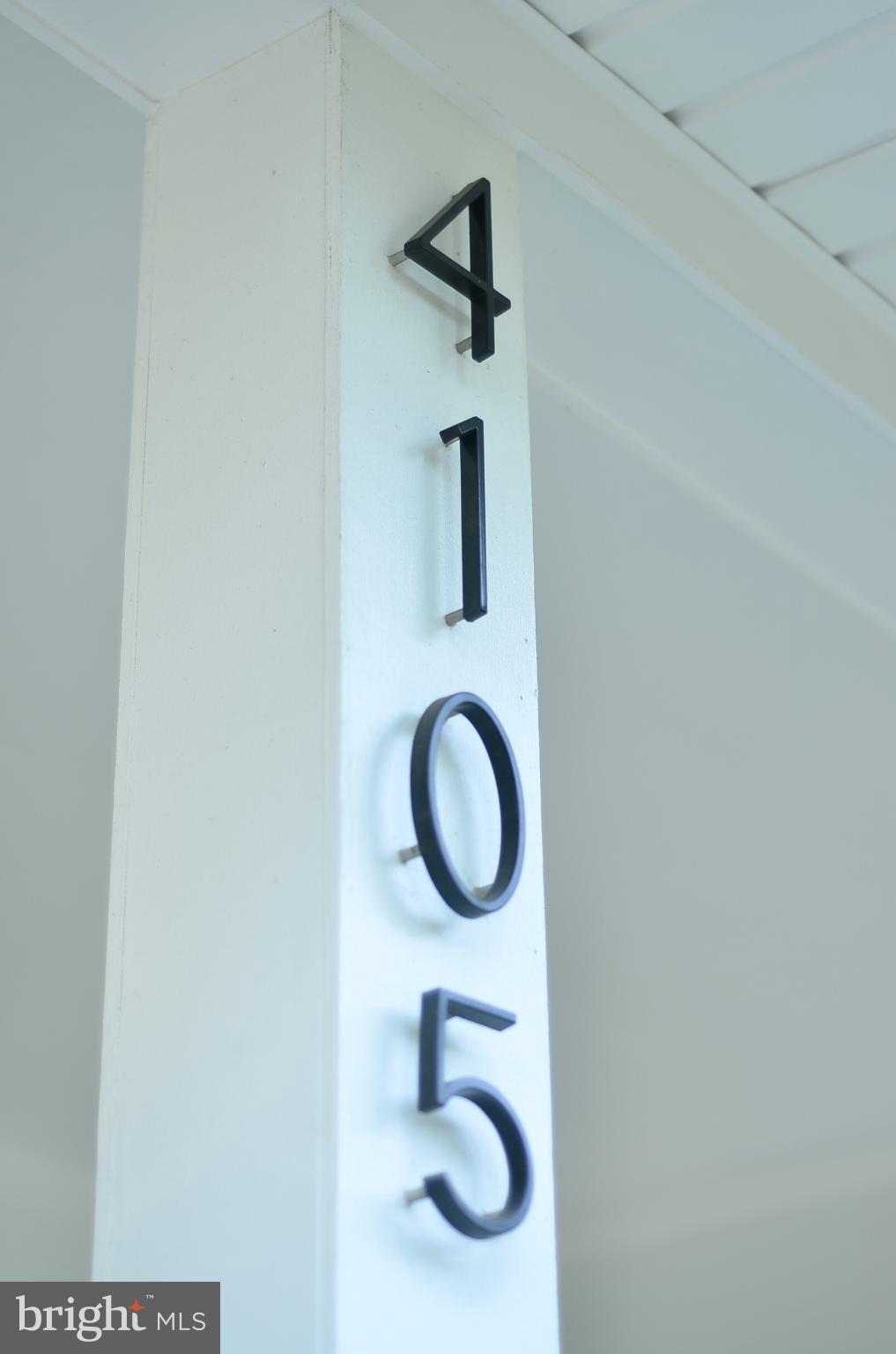 4105 30th Street Mount Rainier, MD 20712 - Photo 5 of 98 Stylish address marker on a welcoming porch.