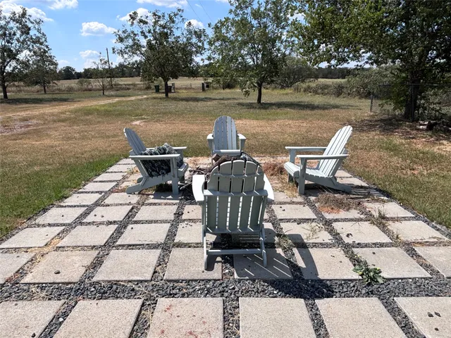 a view of a wooden fence