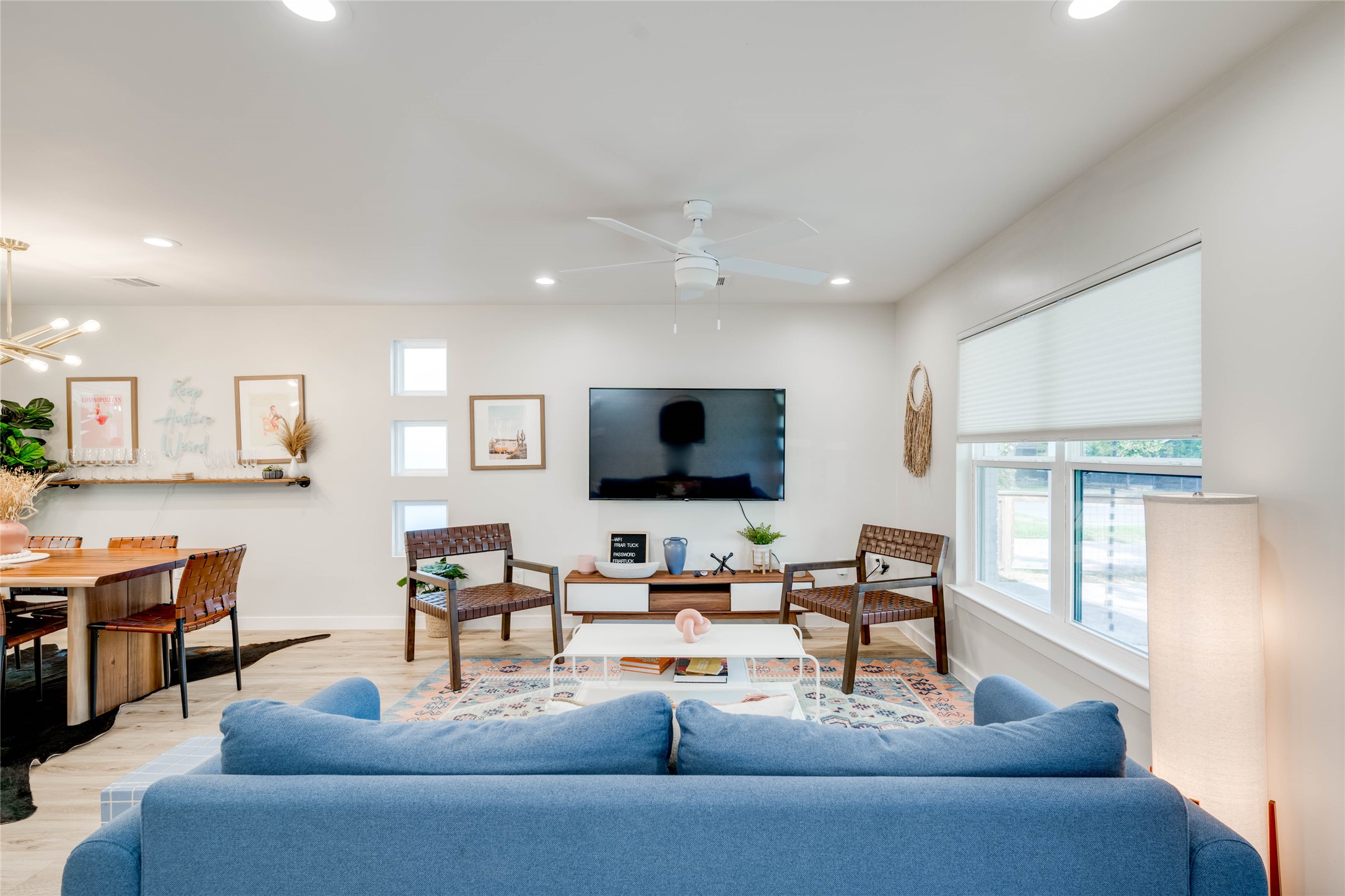 2516 Friar Tuck Lane Austin, TX 78704 - Photo 13 of 40 a living room with furniture and a flat screen tv