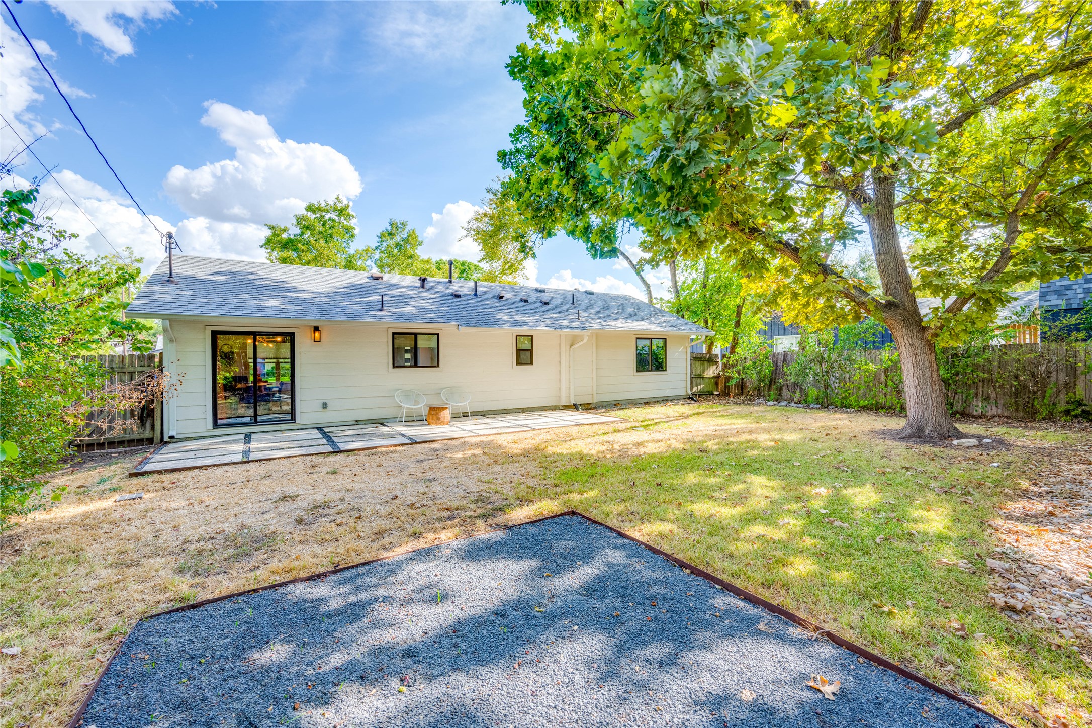 2516 Friar Tuck Lane Austin, TX 78704 - Photo 32 of 40 a view of a house with backyard and a tree