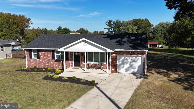 front view of a house with a porch