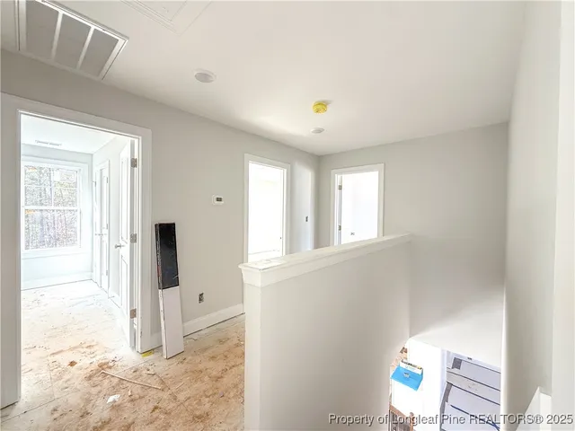 a view of livingroom with wooden floor