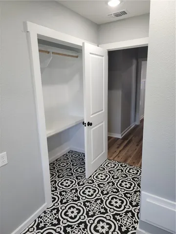 wooden floor in a gallery