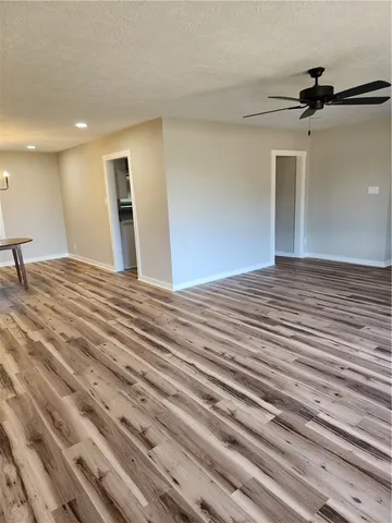 a view of a livingroom with a furniture
