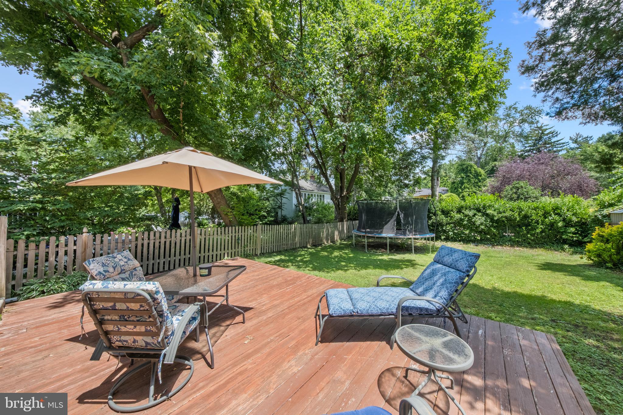 15 Grove Street Haddonfield, NJ 08033 - Photo 13 of 14 Rear yard With deck