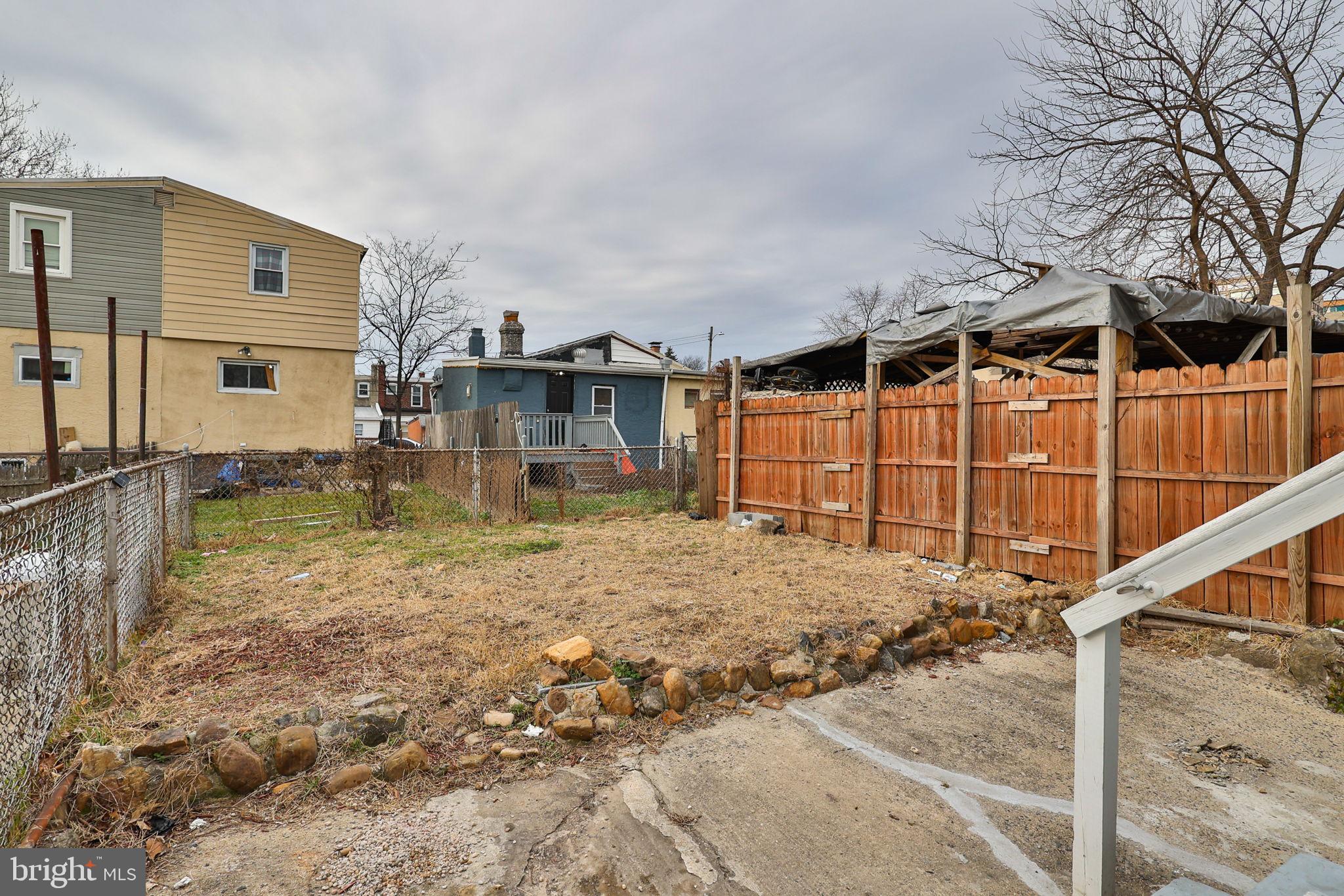 708 Ward Street Chester, PA 19013 - Photo 39 of 44 a backyard of a house with shaded area