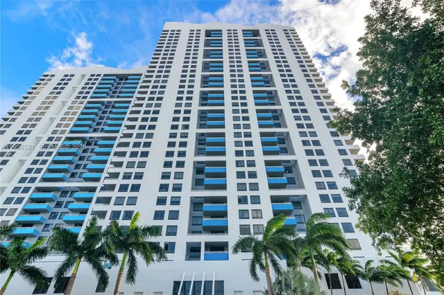 a front view of a building