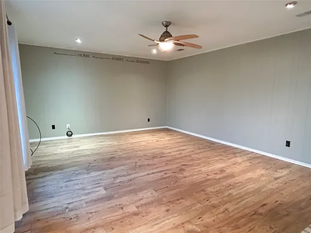 wooden floor in an empty room