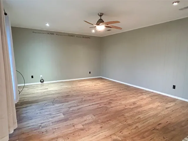 wooden floor in an empty room