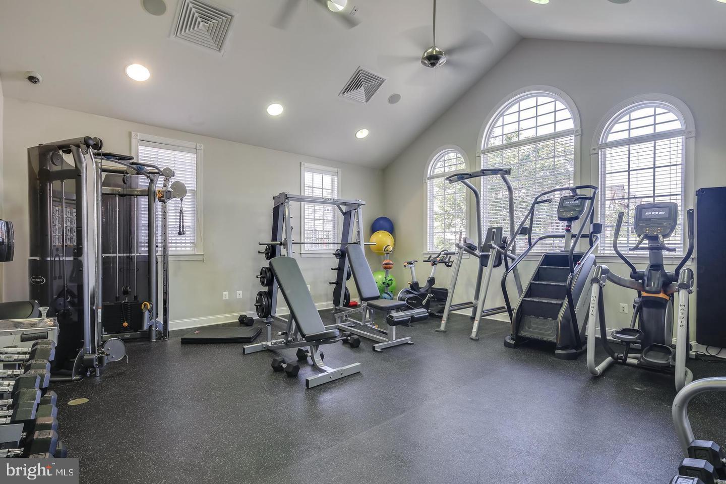 2265 Brimstone Place Hanover, MD 21076 - Photo 53 of 70 a view of a room with gym equipment
