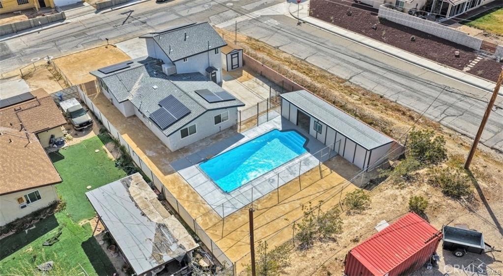 351 Armory Road Barstow, CA 92311 - Photo 33 of 35 an aerial view of a house with a yard