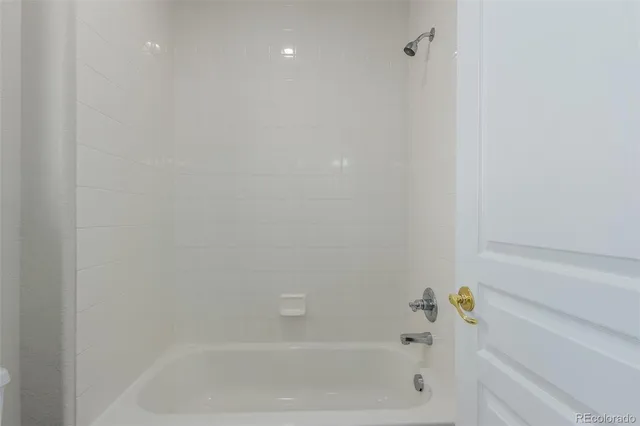 a close up of a bathtub