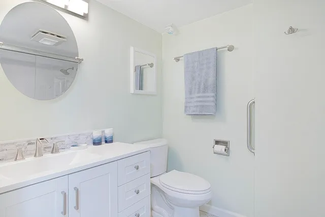 a view of a city from a balcony