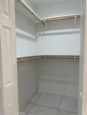 a close view of closet