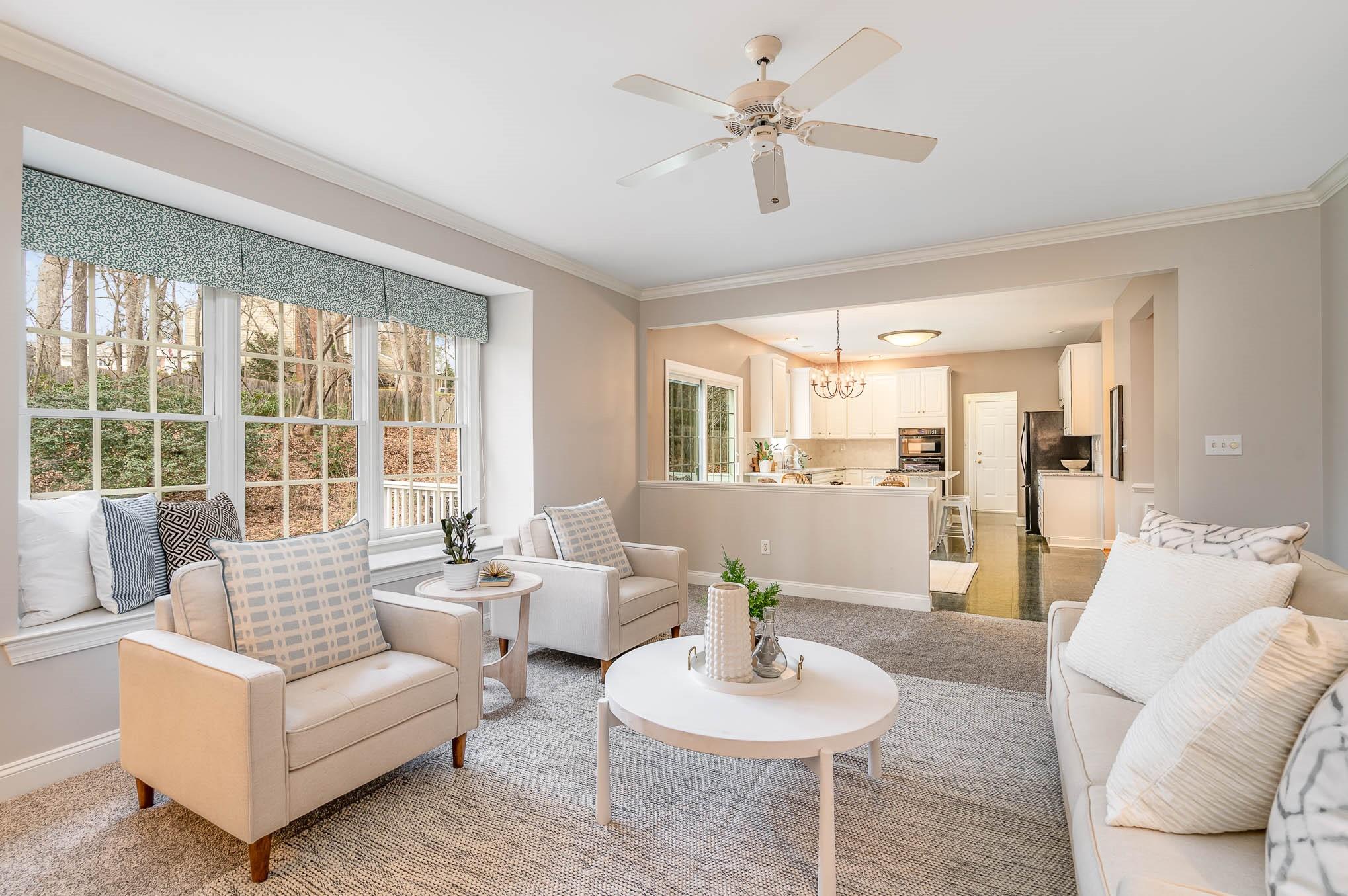 3924 Highview Road Charlotte, NC 28210 - Photo 16 of 45 a living room with furniture and a large window