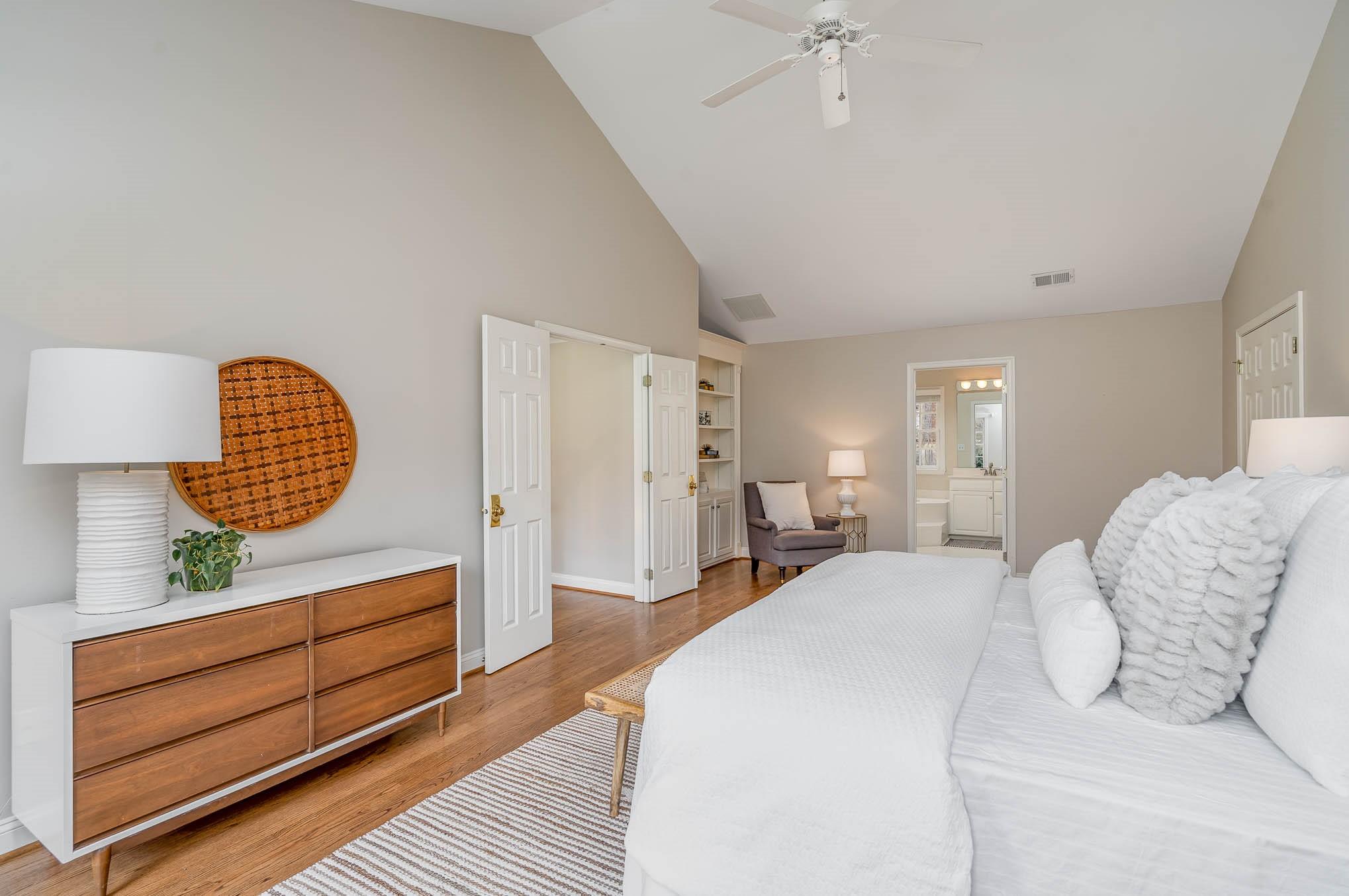 3924 Highview Road Charlotte, NC 28210 - Photo 22 of 45 a bedroom with a bed and a dresser