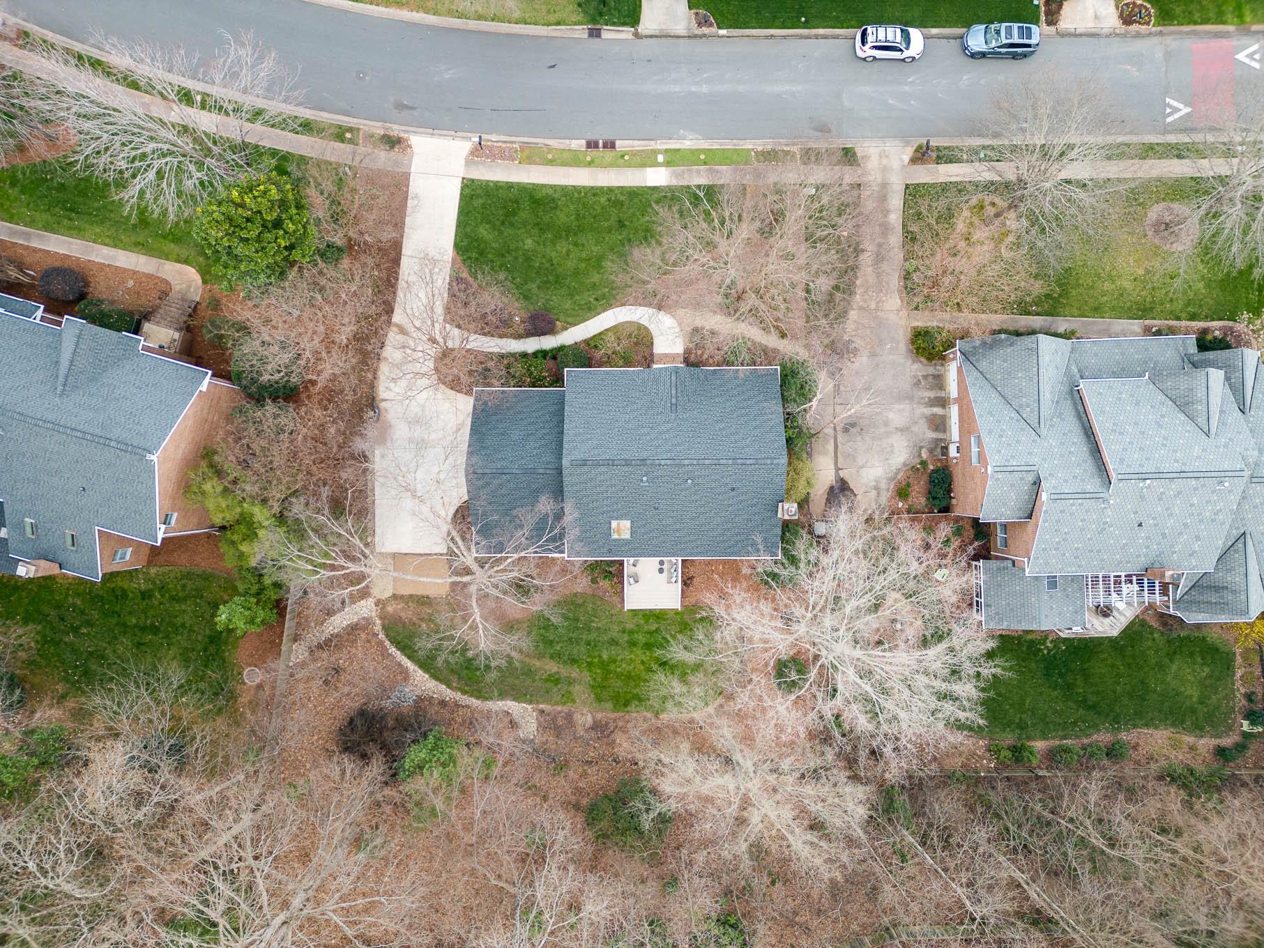 3924 Highview Road Charlotte, NC 28210 - Photo 32 of 45 an aerial view of house with outdoor space