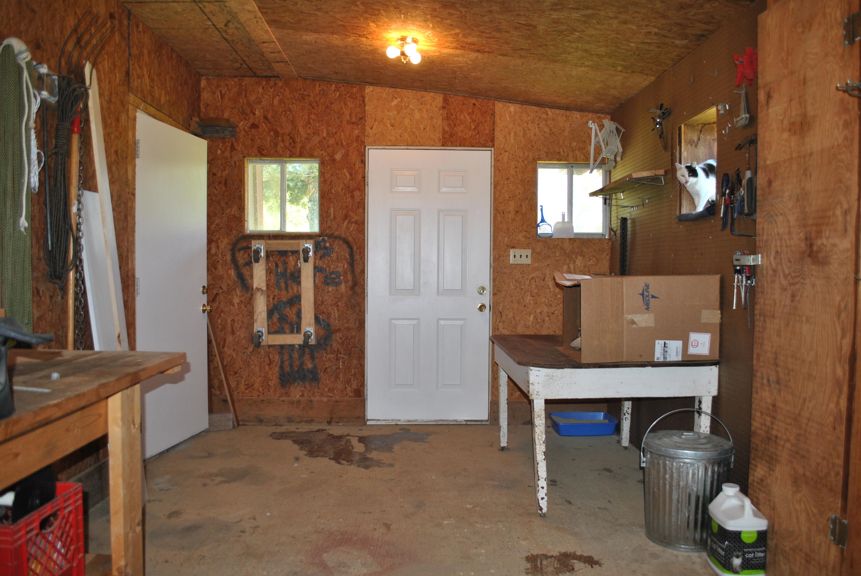 1330 Huffville Road Northeast Pilot, VA 24138 - Photo 15 of 100 a view of a workspace with furniture and a window