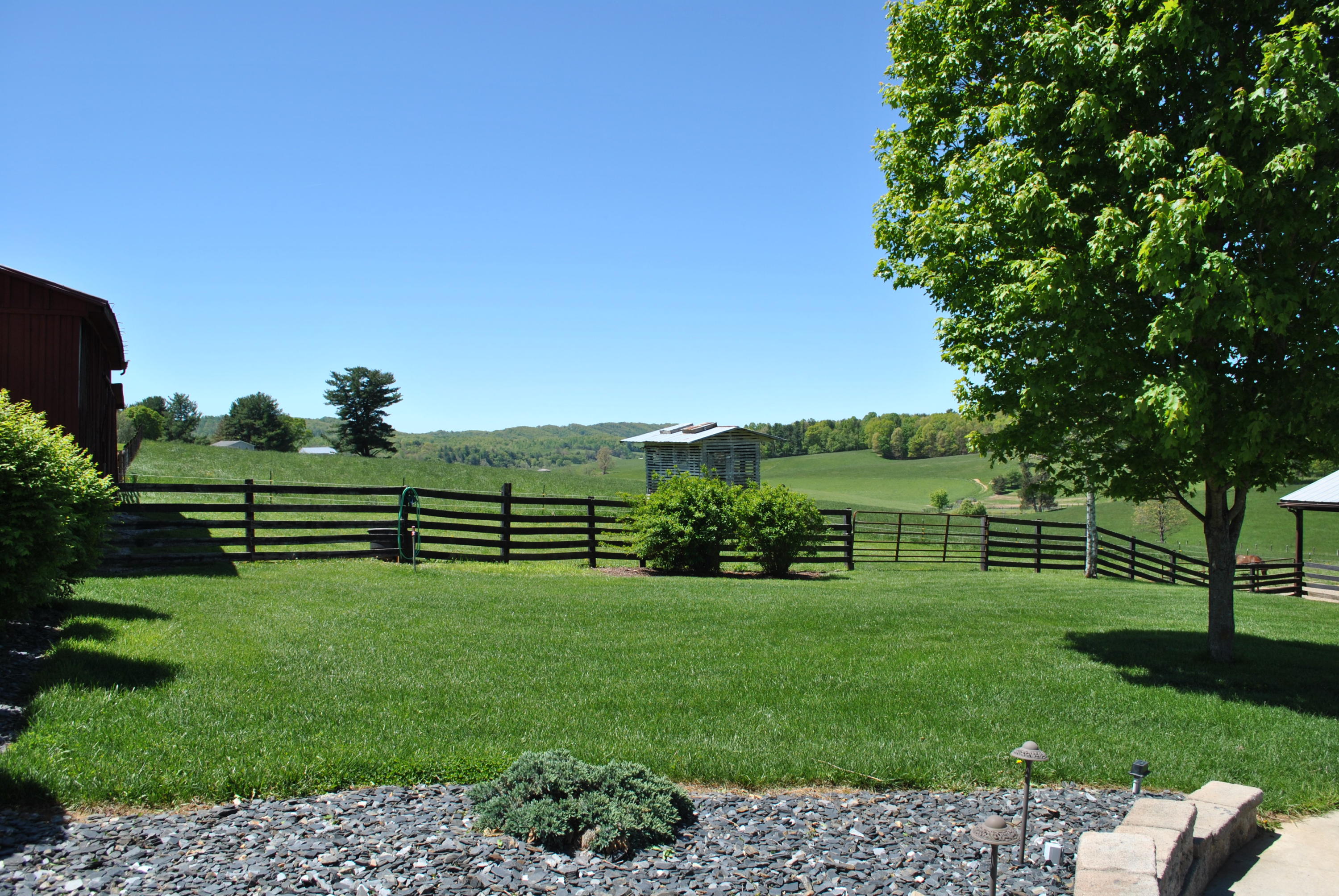 1330 Huffville Road Northeast Pilot, VA 24138 - Photo 22 of 100 Beautifully Landscaped Backyard