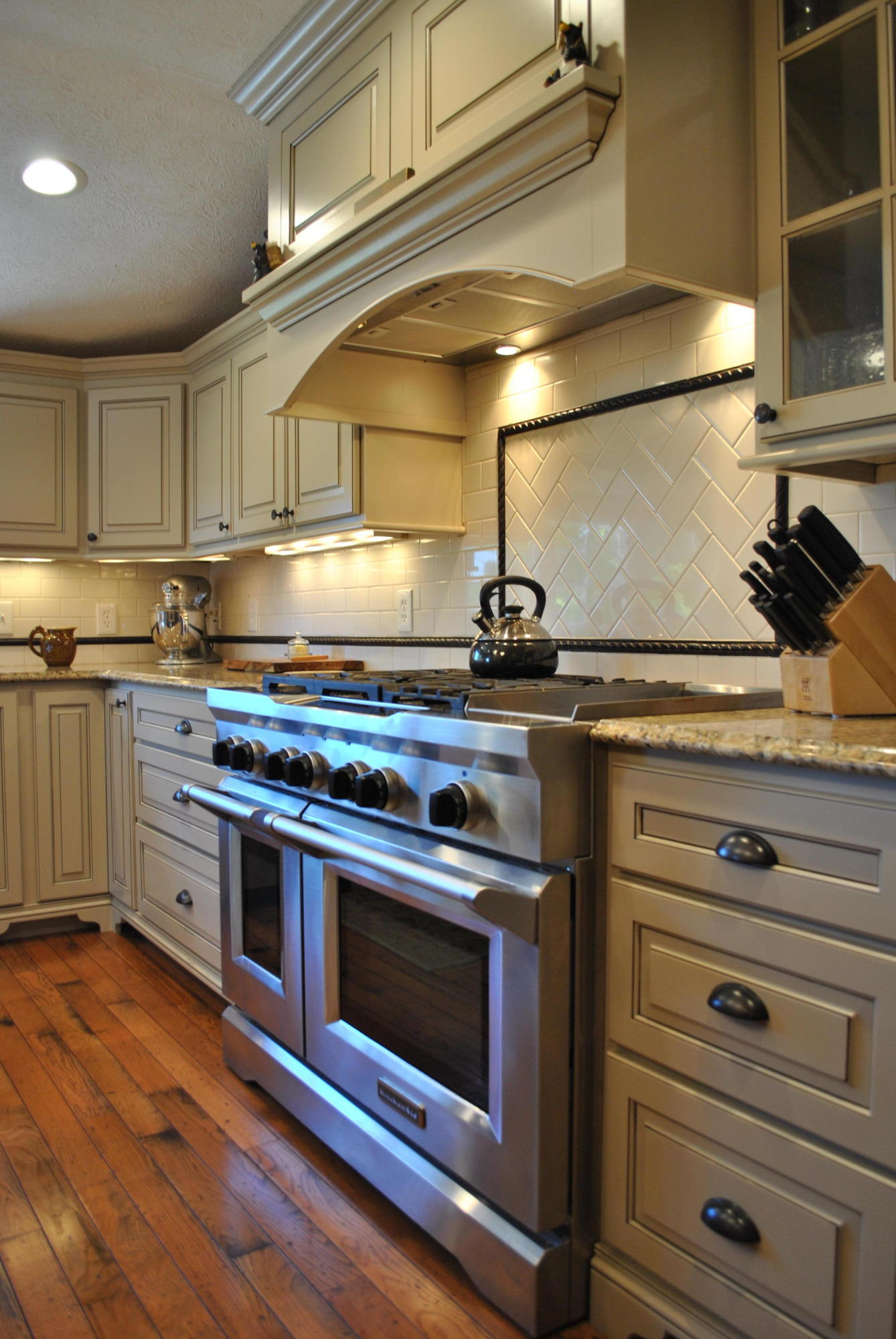 1330 Huffville Road Northeast Pilot, VA 24138 - Photo 36 of 100 a kitchen with stainless steel appliances granite countertop a stove and a sink