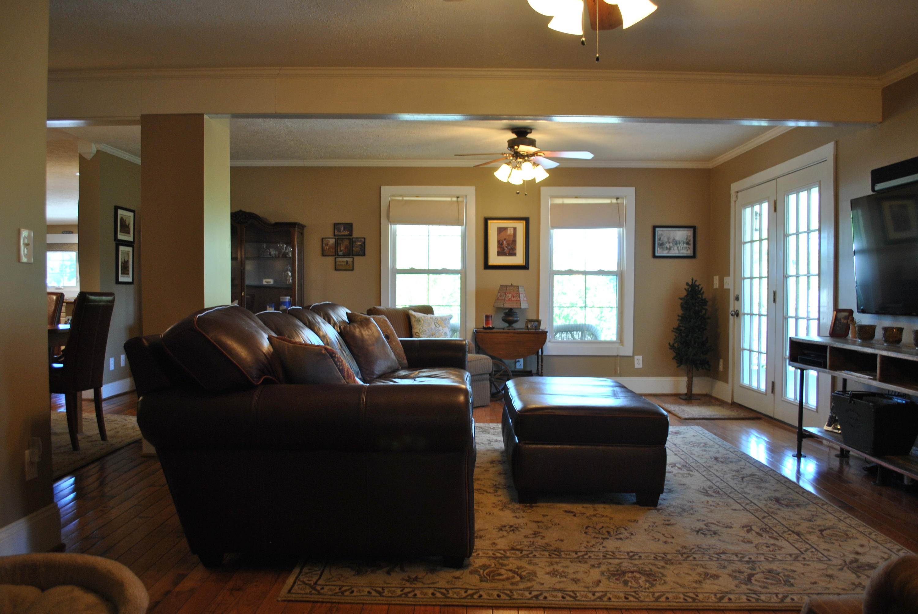 1330 Huffville Road Northeast Pilot, VA 24138 - Photo 51 of 100 a living room with furniture and wooden floor