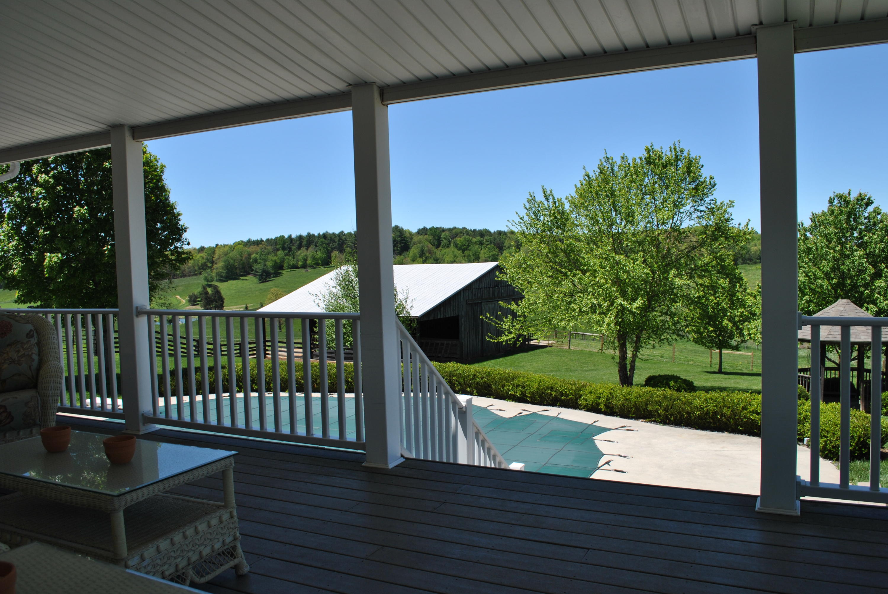 1330 Huffville Road Northeast Pilot, VA 24138 - Photo 56 of 100 View From Back Porch
