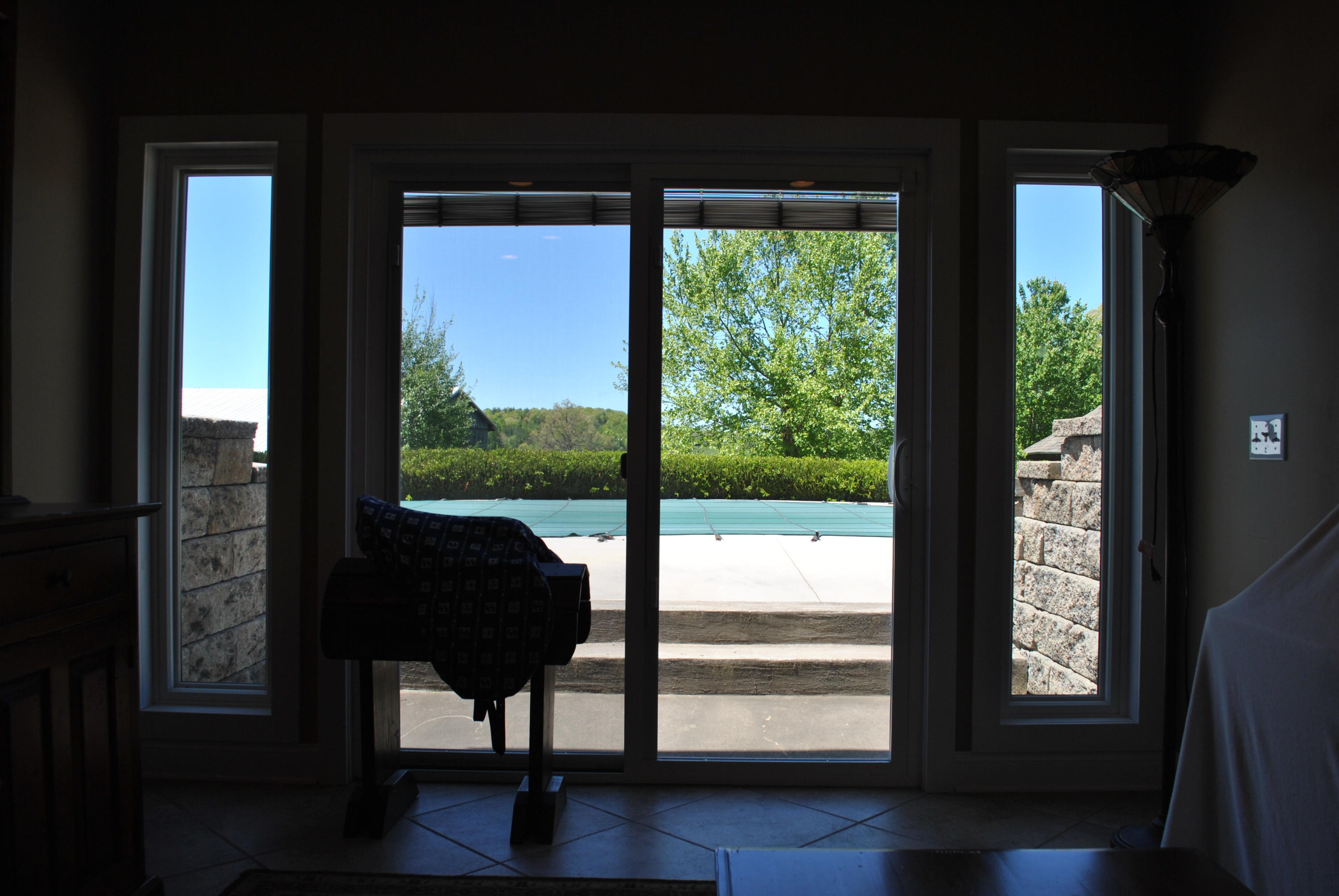 1330 Huffville Road Northeast Pilot, VA 24138 - Photo 86 of 100 a view of a room with balcony and wooden floor