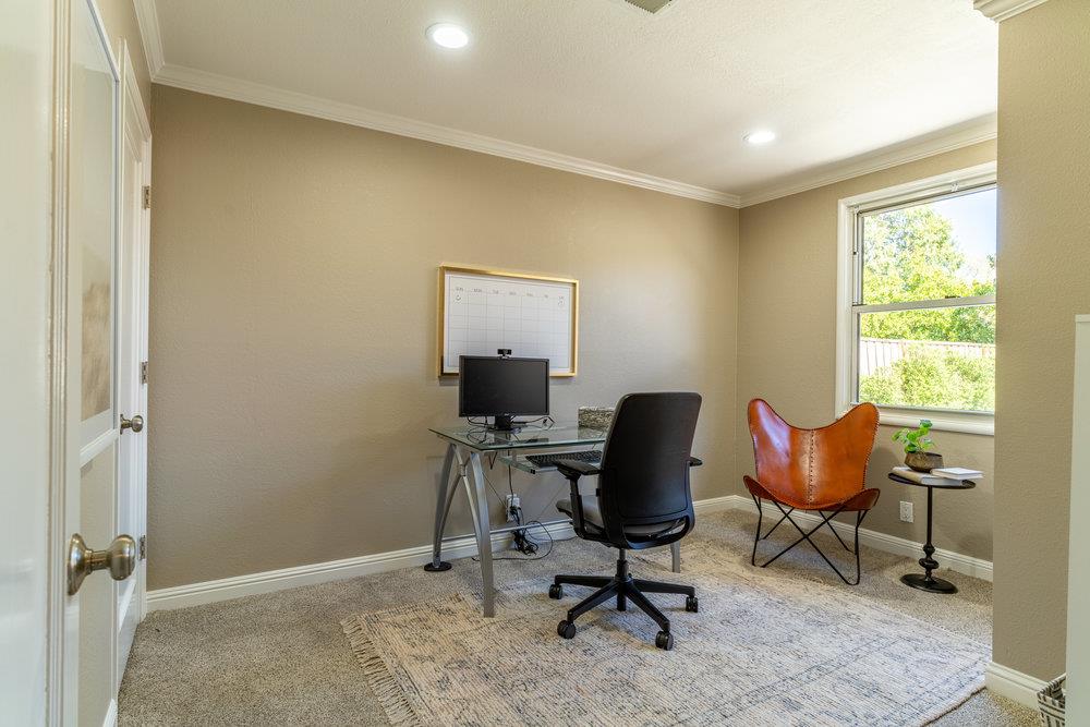 14832 Acton Drive San Jose, CA 95124 - Photo 16 of 47 a view of a workspace with furniture and a window