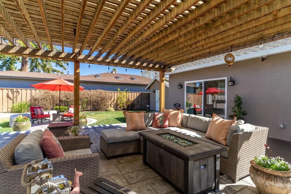 14832 Acton Drive San Jose, CA 95124 - Photo 42 of 47 a outdoor living space with patio furniture and a potted plants