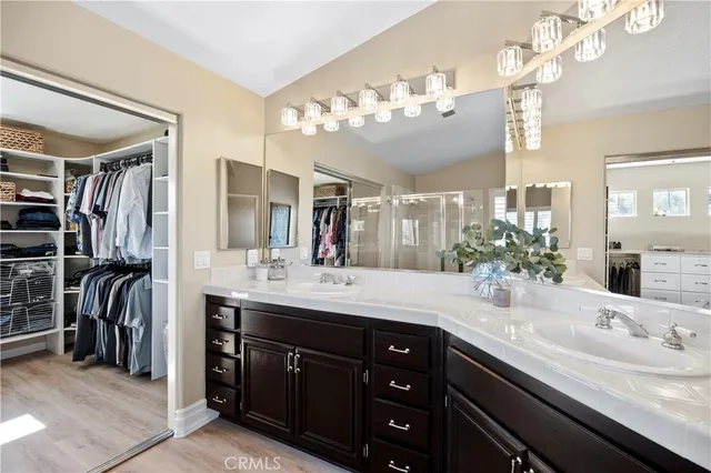 a view of a backyard with plants