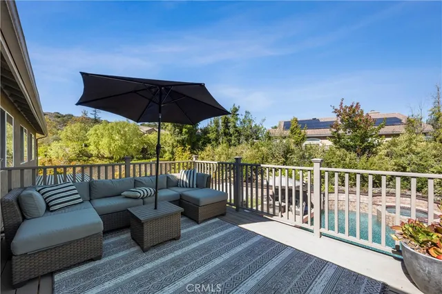 an aerial view of residential house with outdoor space