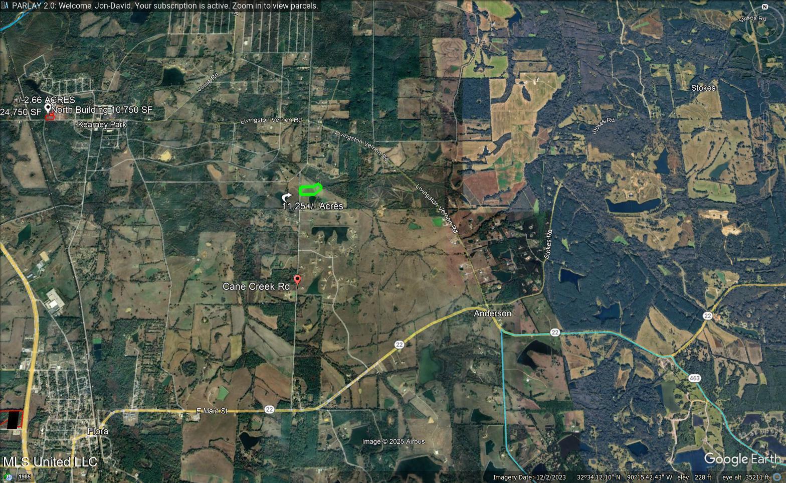 Cane Creek Road Flora, MS 39071 - Photo 4 of 5 GoogleEarth_Image 2