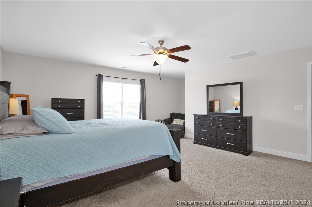 9670 East Reeves Bridge Road Linden, NC 28356 - Photo 19 of 35 a bedroom with a bed and a dresser