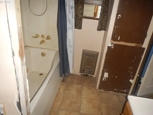 view of a room with door