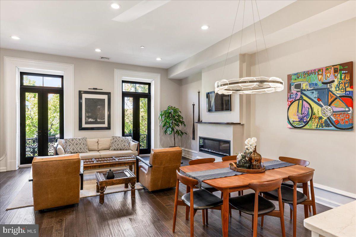 20 East Court Street Doylestown, PA 18901 - Photo 9 of 34 a view of a dining room with furniture window and wooden floor