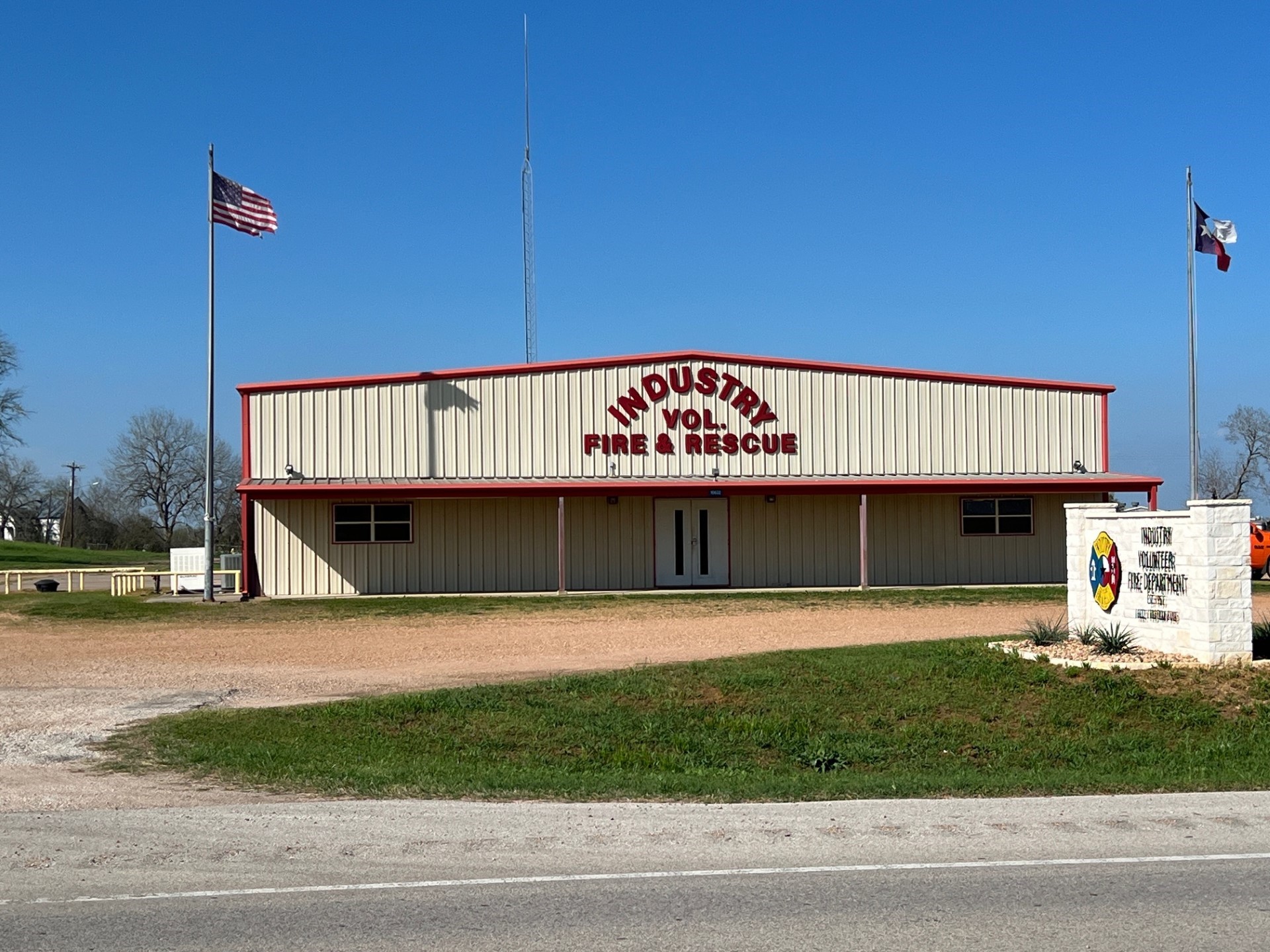 1 Blezinger Road New Ulm, TX 78950 - Photo 16 of 44 Industry Fire & Rescue is a short distance away.