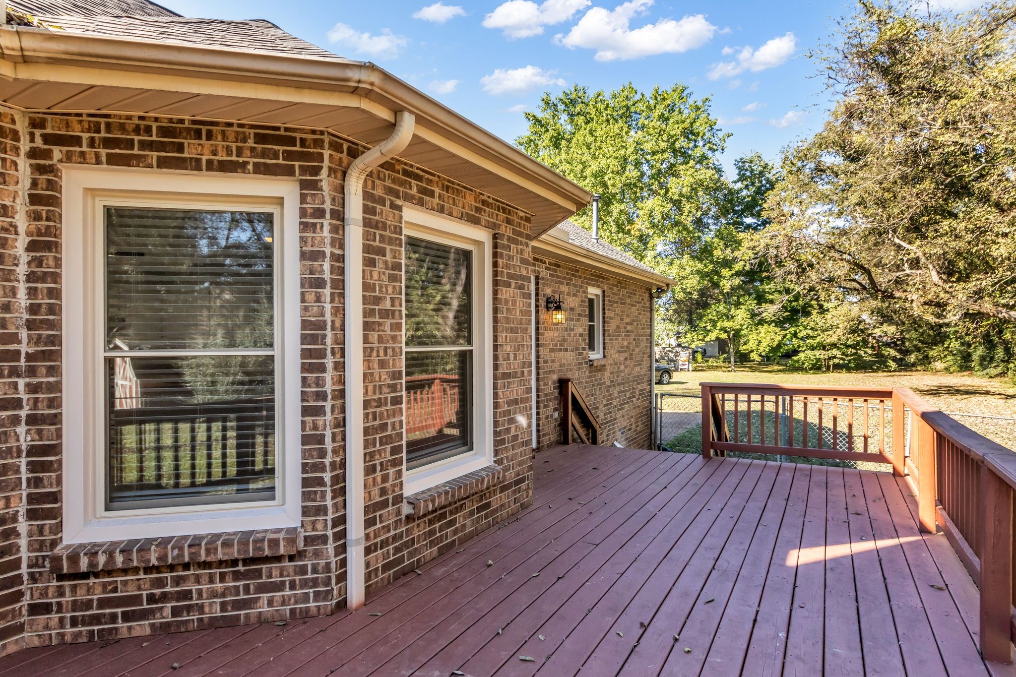 2560 Choctaw Trace Murfreesboro, TN 37129 - Photo 33 of 36 a view of backyard with deck and wooden floor
