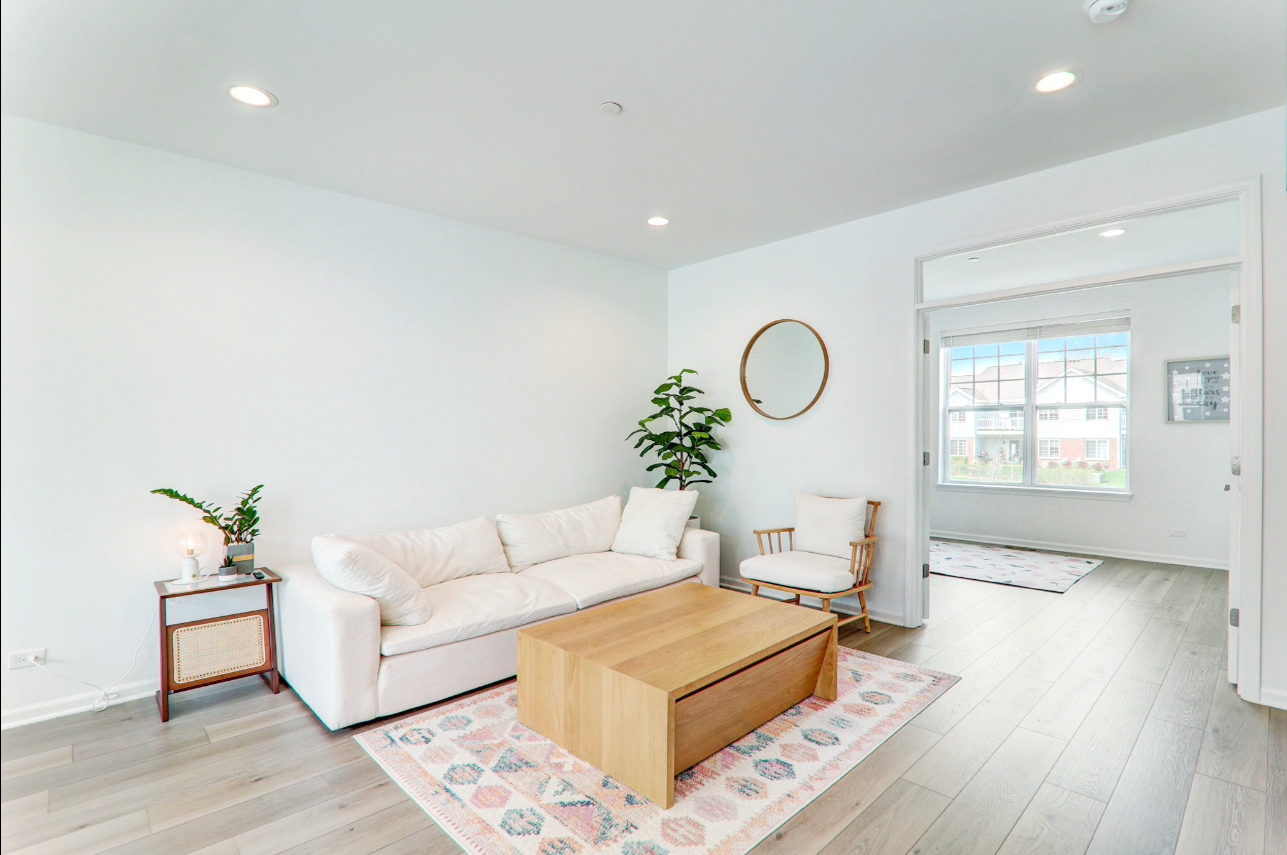 204 Timberleaf Circle Roselle, IL 60172 - Photo 4 of 22 a living room with furniture and a potted plant