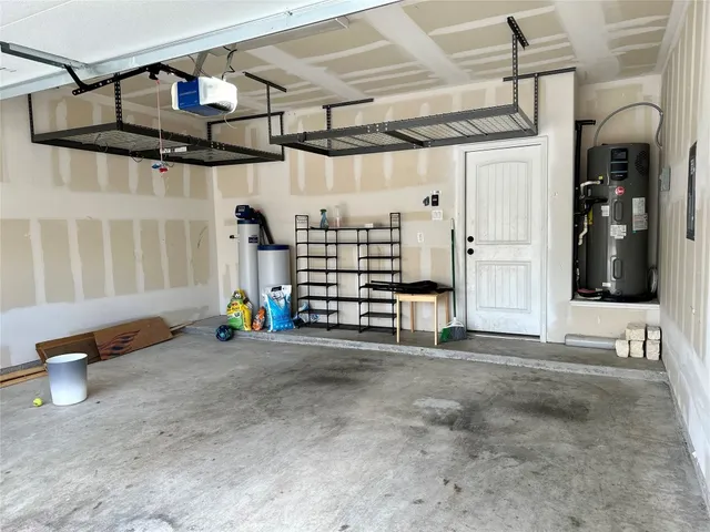 a view of a car garage