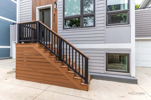 a view of a entryway of a house