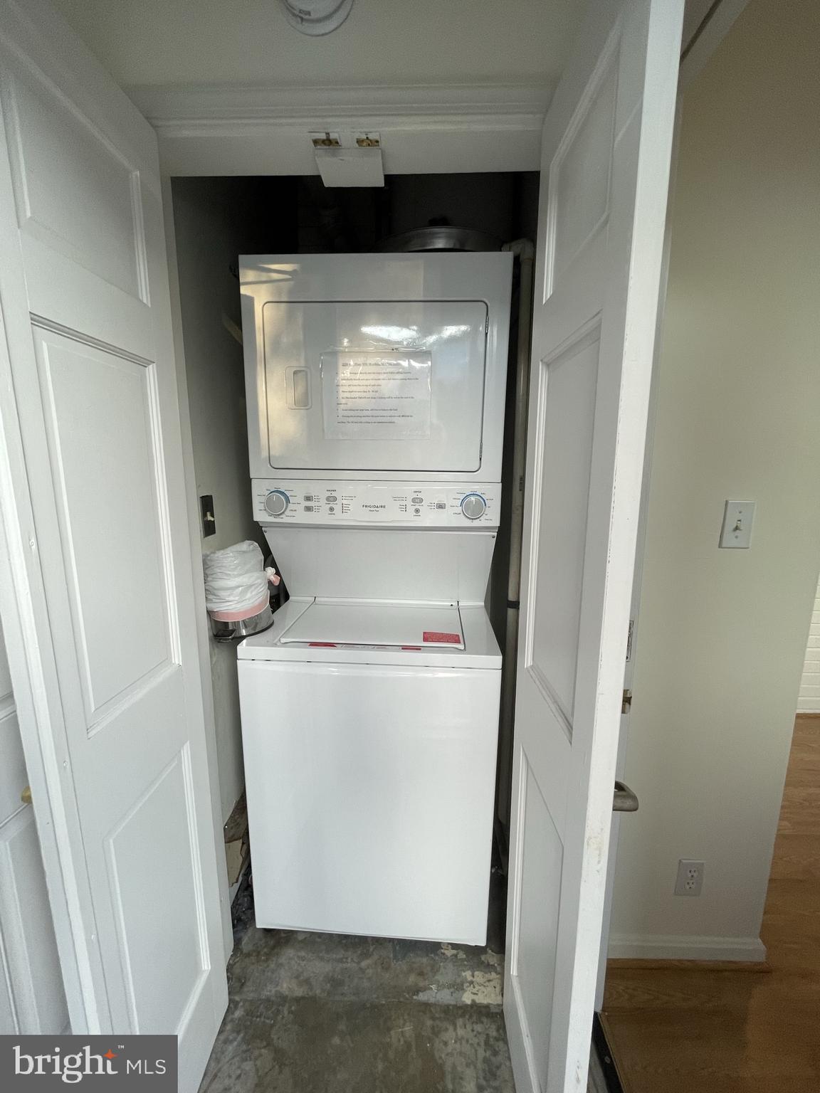 2229 40th Place Northwest, Unit 1 Washington, DC 20007 - Photo 15 of 16 a utility room with a washer and dryer